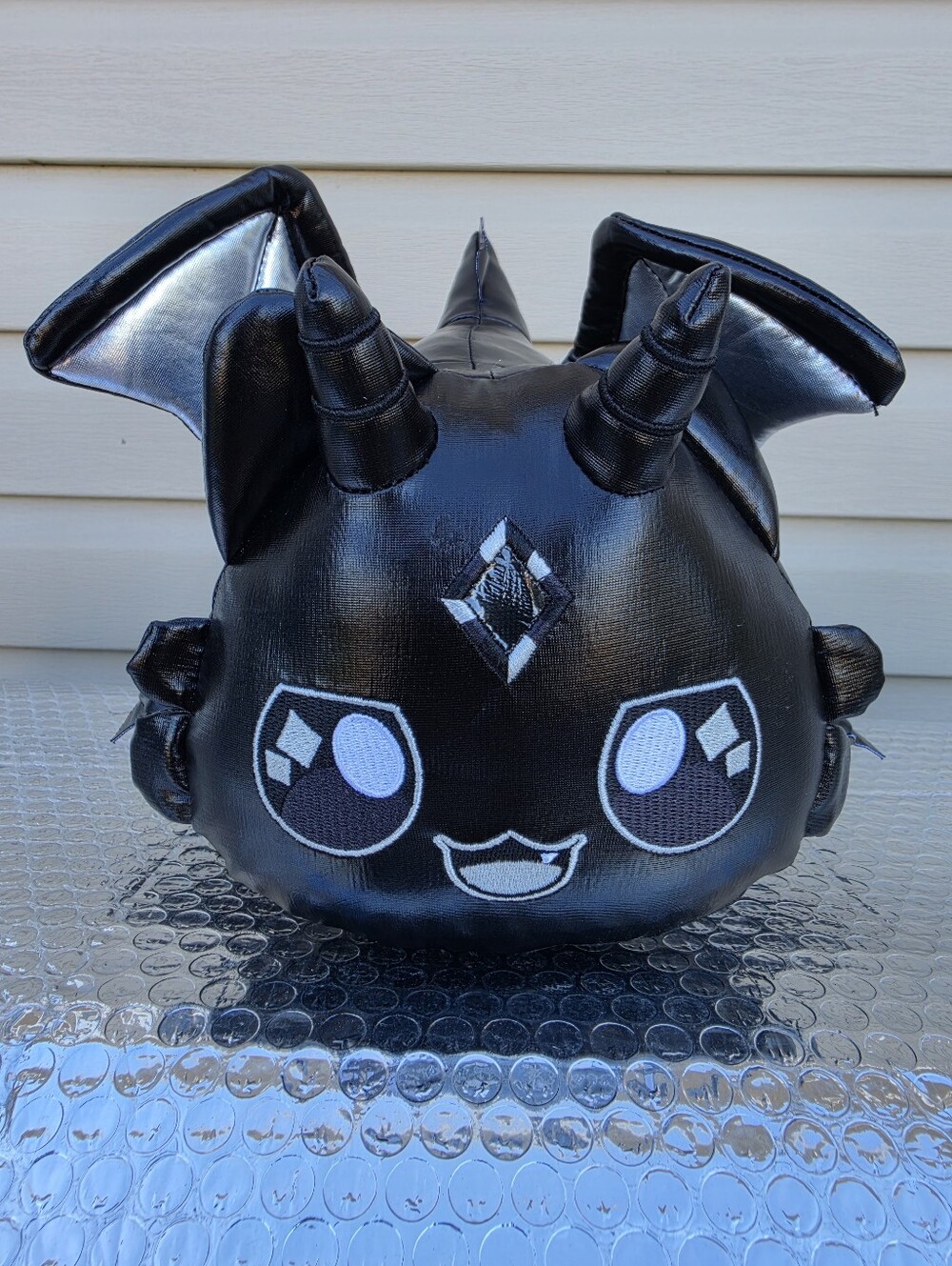 Aphmau MeeMeows Gemstone Dragons black onyx dragon cat plush 12"